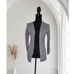 Cloud Chaser Women's Charcoal Open-Front Cardigan